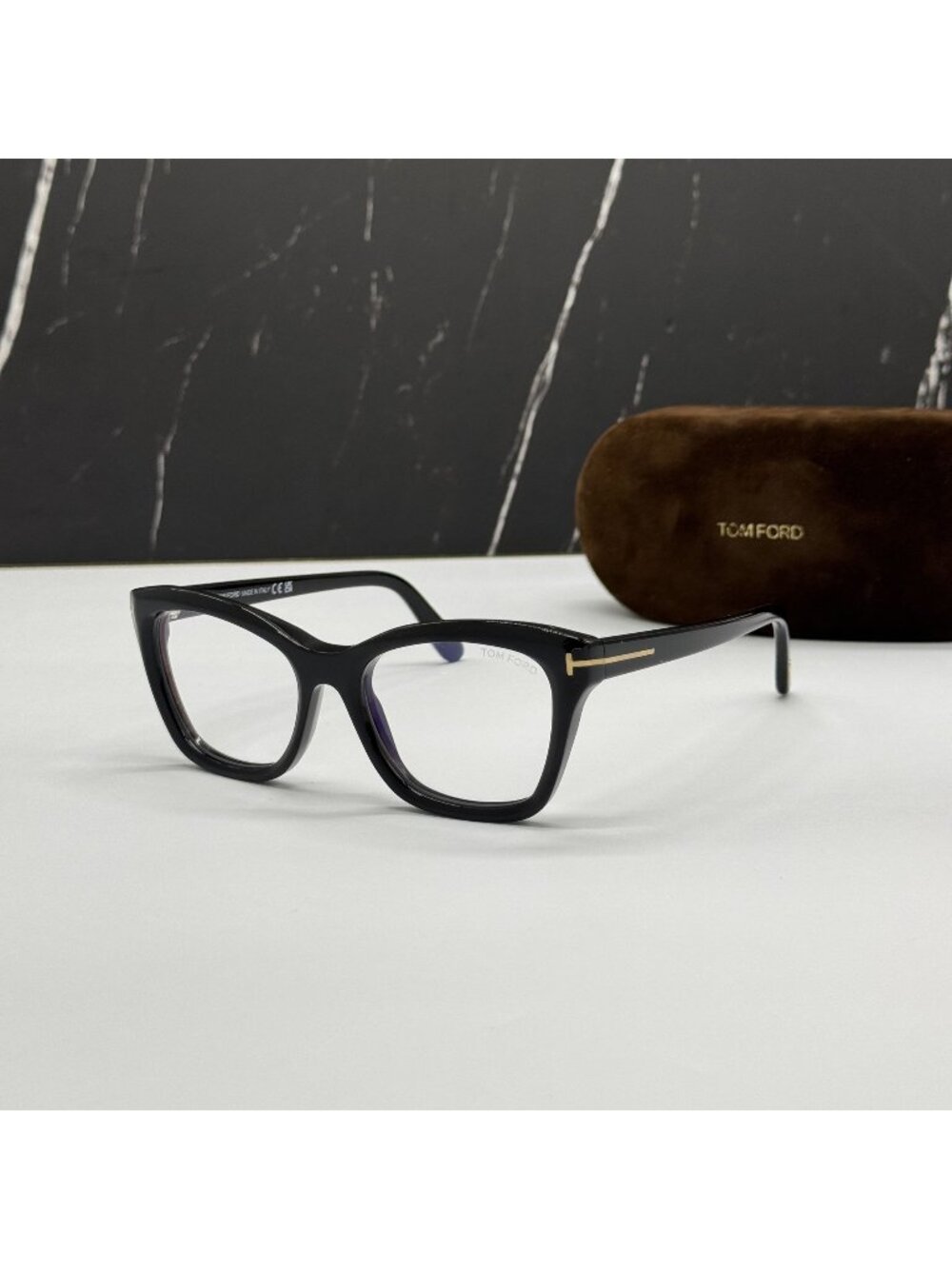 NEW TOM FORD TF5909 001 BLACK WOMEN CAT EYE EYEGLASSES TOM FORD FT5909 001